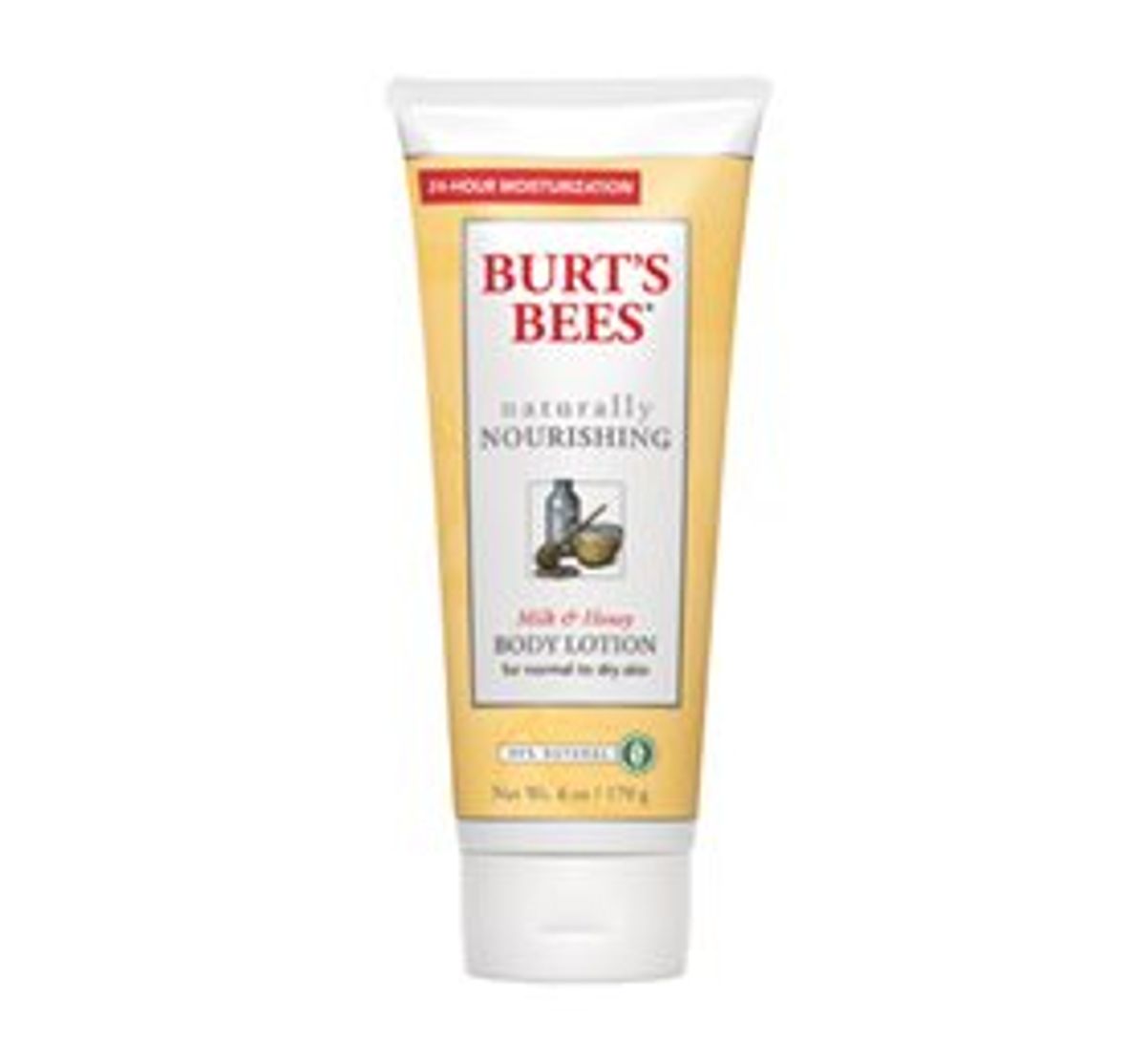 Burts Bees Bodylotion milk, honey &bull; 170ml.