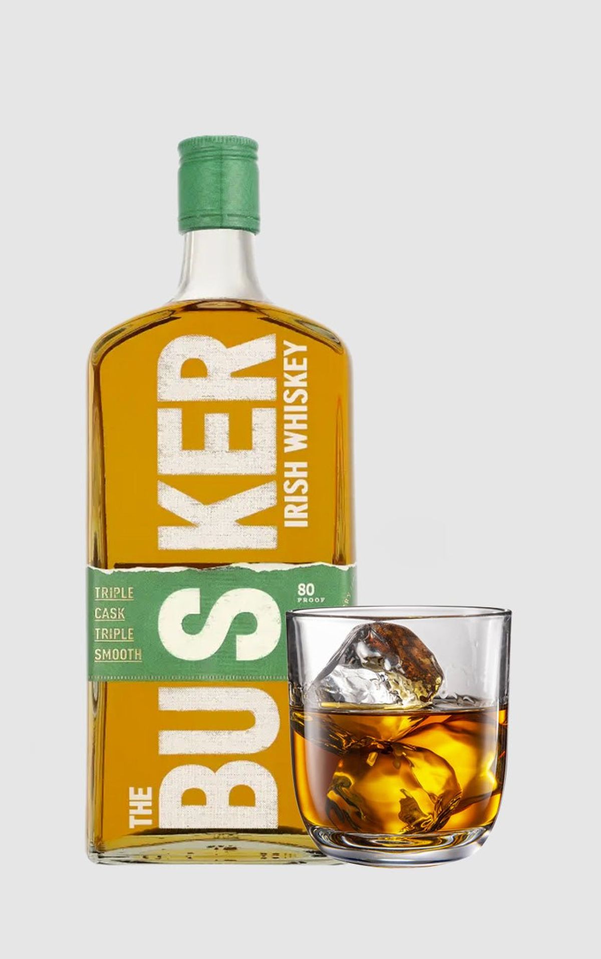 Busker 80 Proof Trible Cask Trible Smooth Irish Whiskey