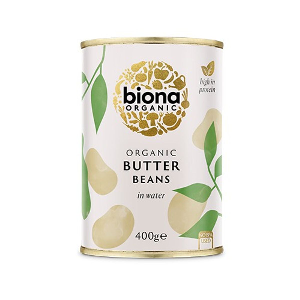 Butter Beans Økologisk - 400 gram - Biona Organic