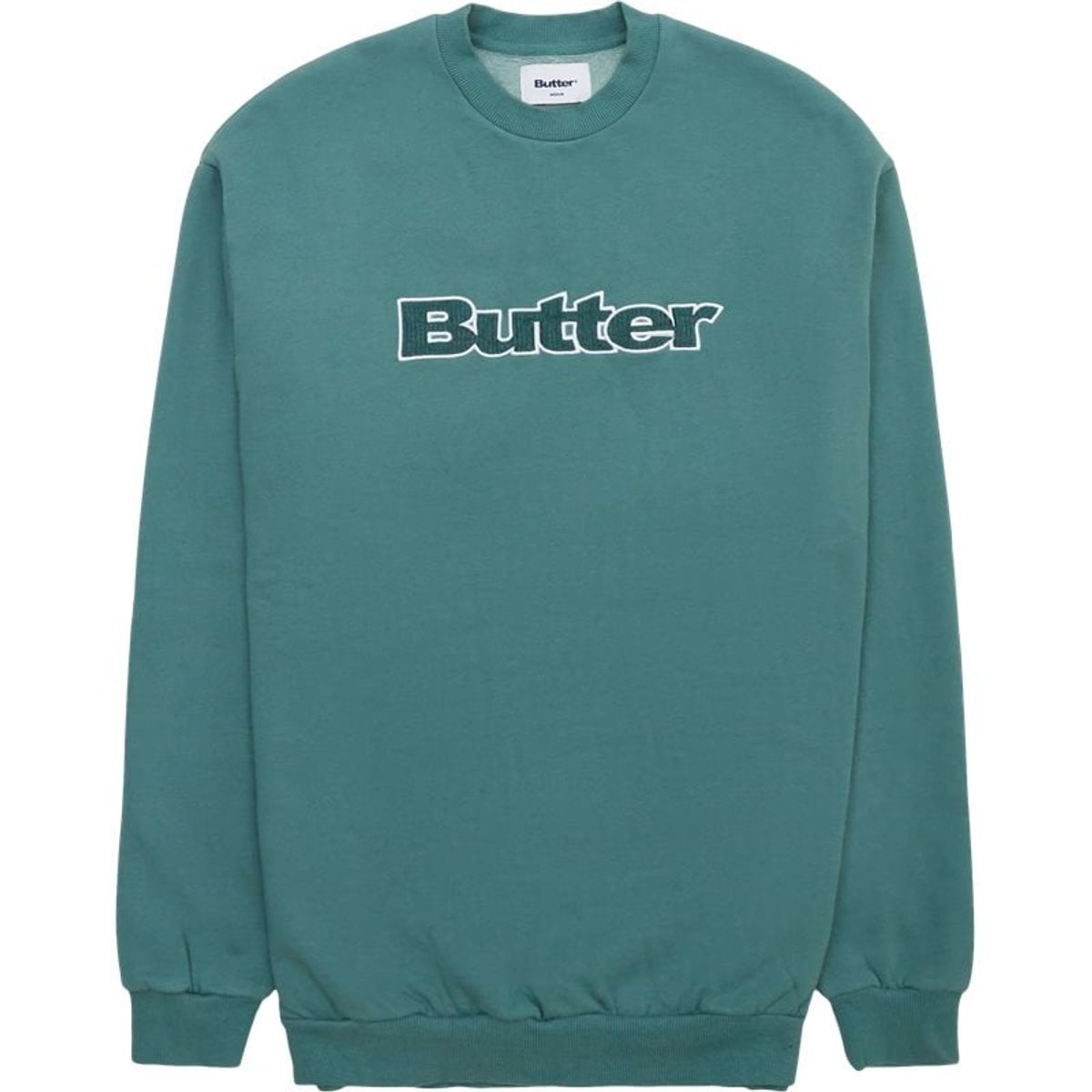 Butter Goods Cord Logo Crew Grøn