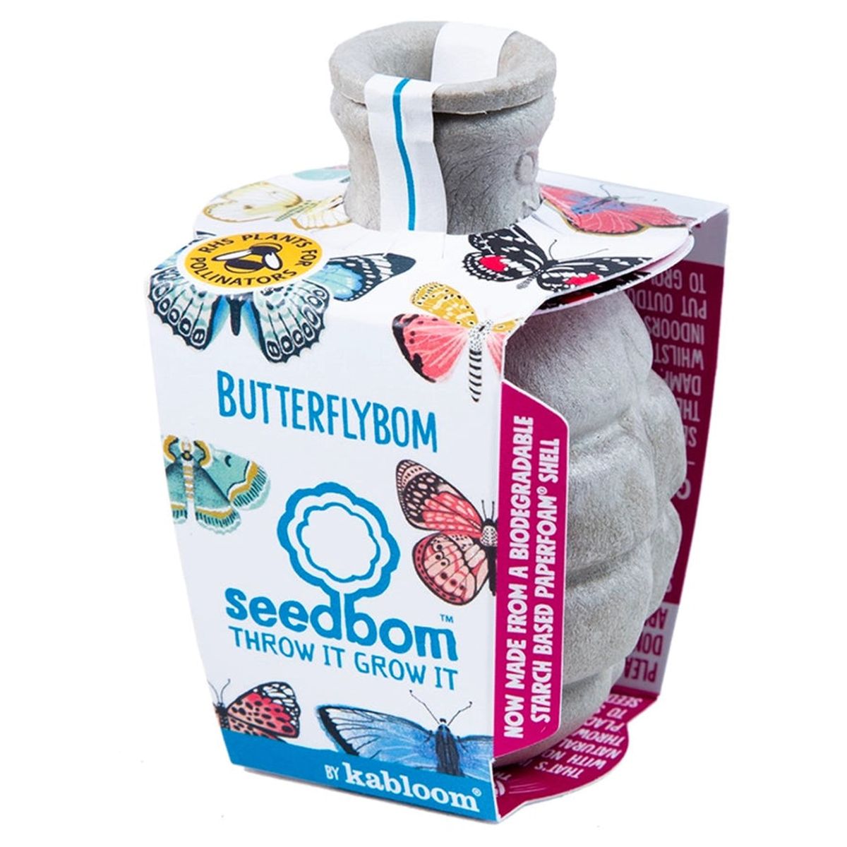 BUTTERFLYBOM - FRØBOMBE M. VILDE BLOMSTER TIL SOMMERFUGLE - KABLOOM - FRØBOMBER - KABLOOM - StudioBuus