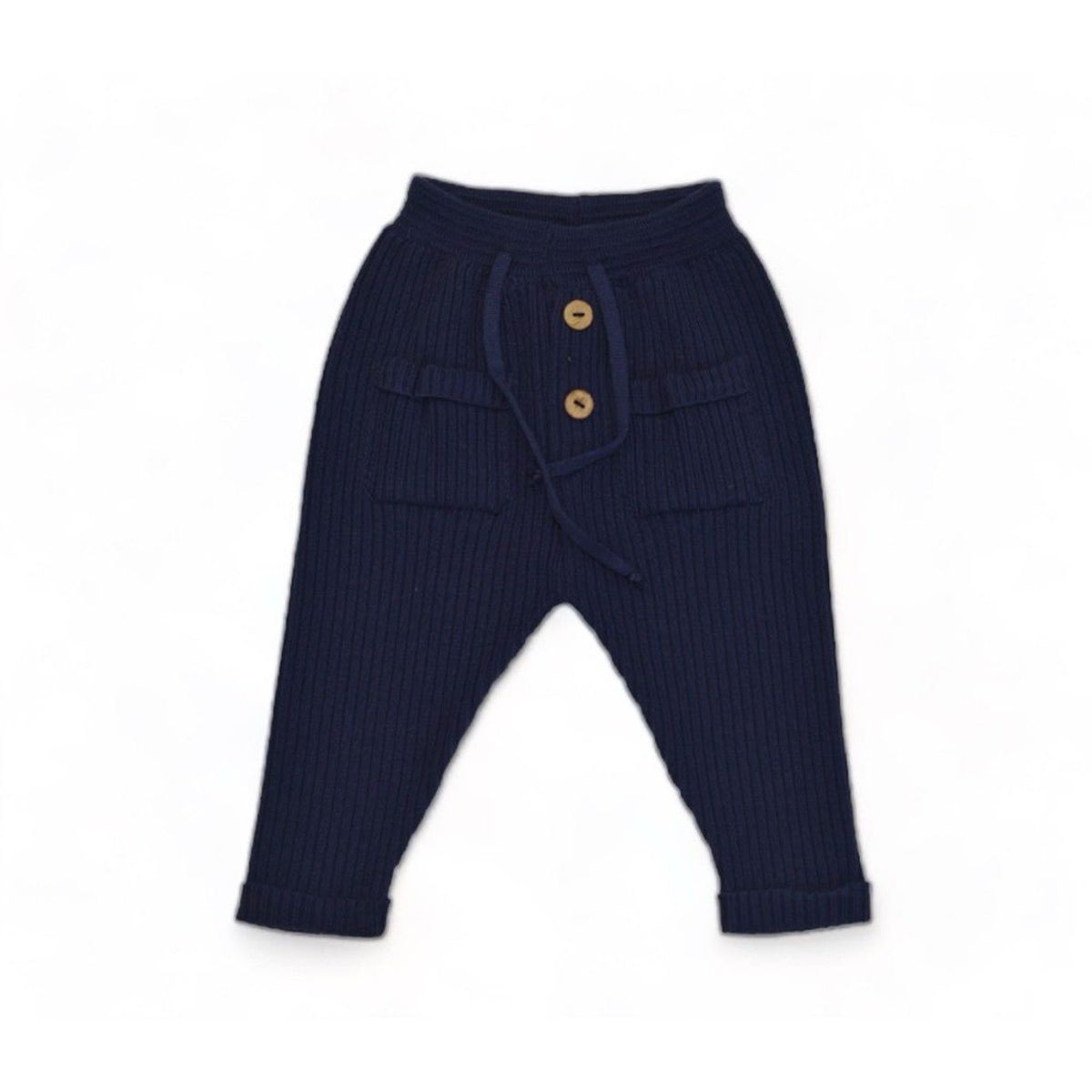 Buttery Soft Knit Pants Navy - Dark blue / 1-3m - 62cm