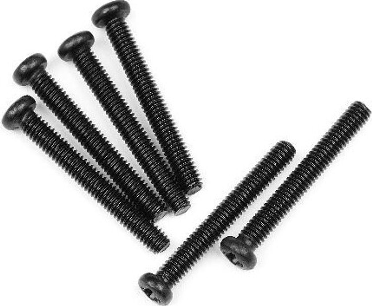 Button Head Screw M2.5 X 20mm 6pcs - Mv28032 - Maverick Rc