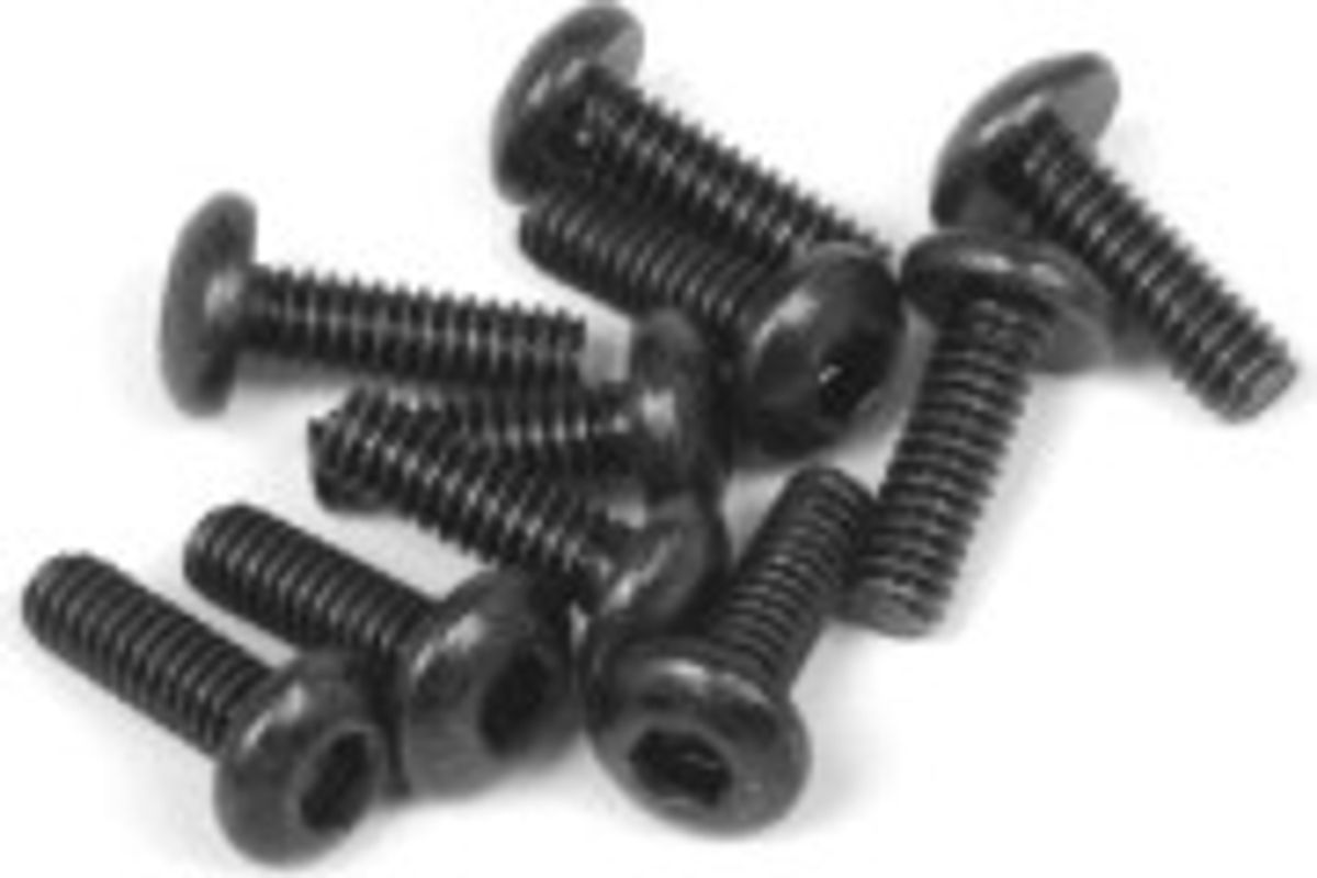 Button Head Screw M2x6mm (hex Socket/10pcs) - Hp120298 - Hpi Racing