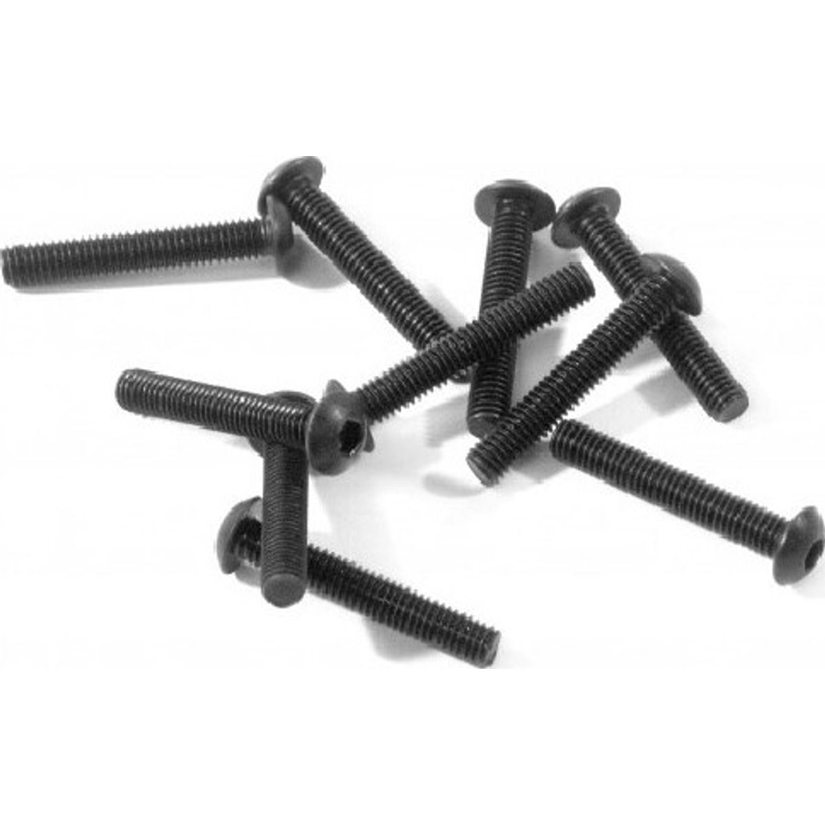 Button Head Screw M3x18mm (hex Socket/10 Pcs) - Hpz356 - Hpi Racing