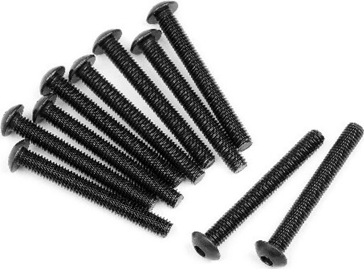 Button Head Screw M3x25mm (10pcs) - Hp107895 - Hpi Racing