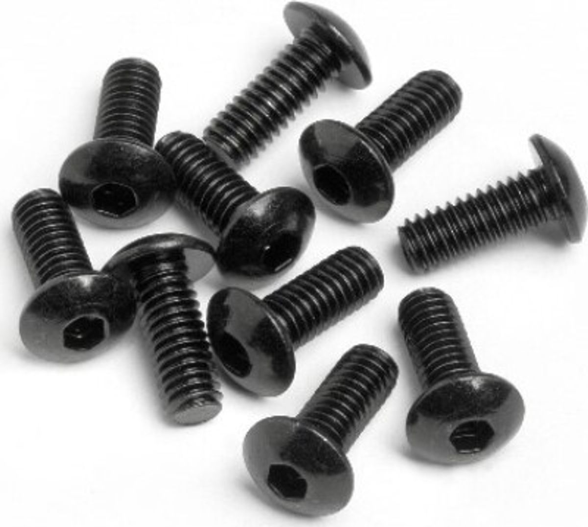 Button Head Screw M4x10mm (hex Socket/10pcs) - Hp94554 - Hpi Racing