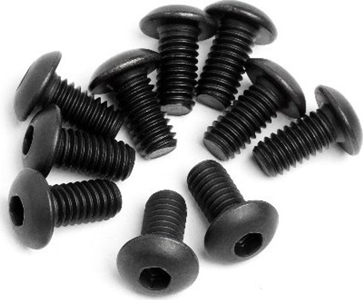 Button Head Screw M4x8mm (10pcs) - Hp94553 - Hpi Racing