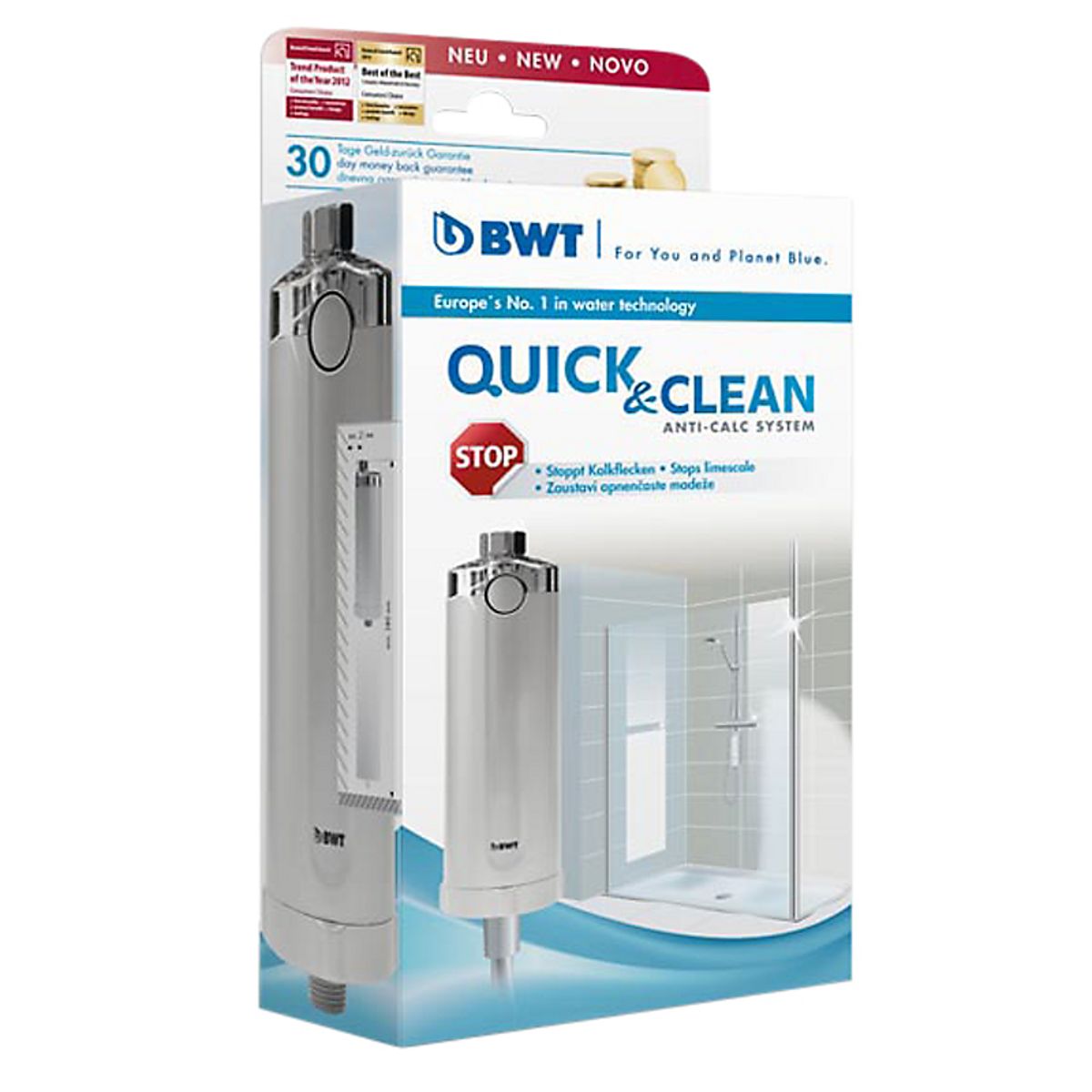 BWT Quick & Clean kalkfilter for kalkfrie fliser