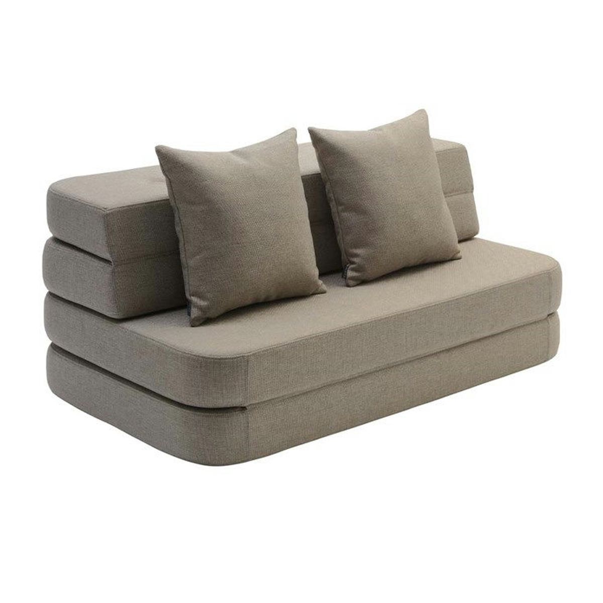 by KlipKlap KK 3 Fold Sofa KK 3 Fold Sofa XL Soft Sand w/sand