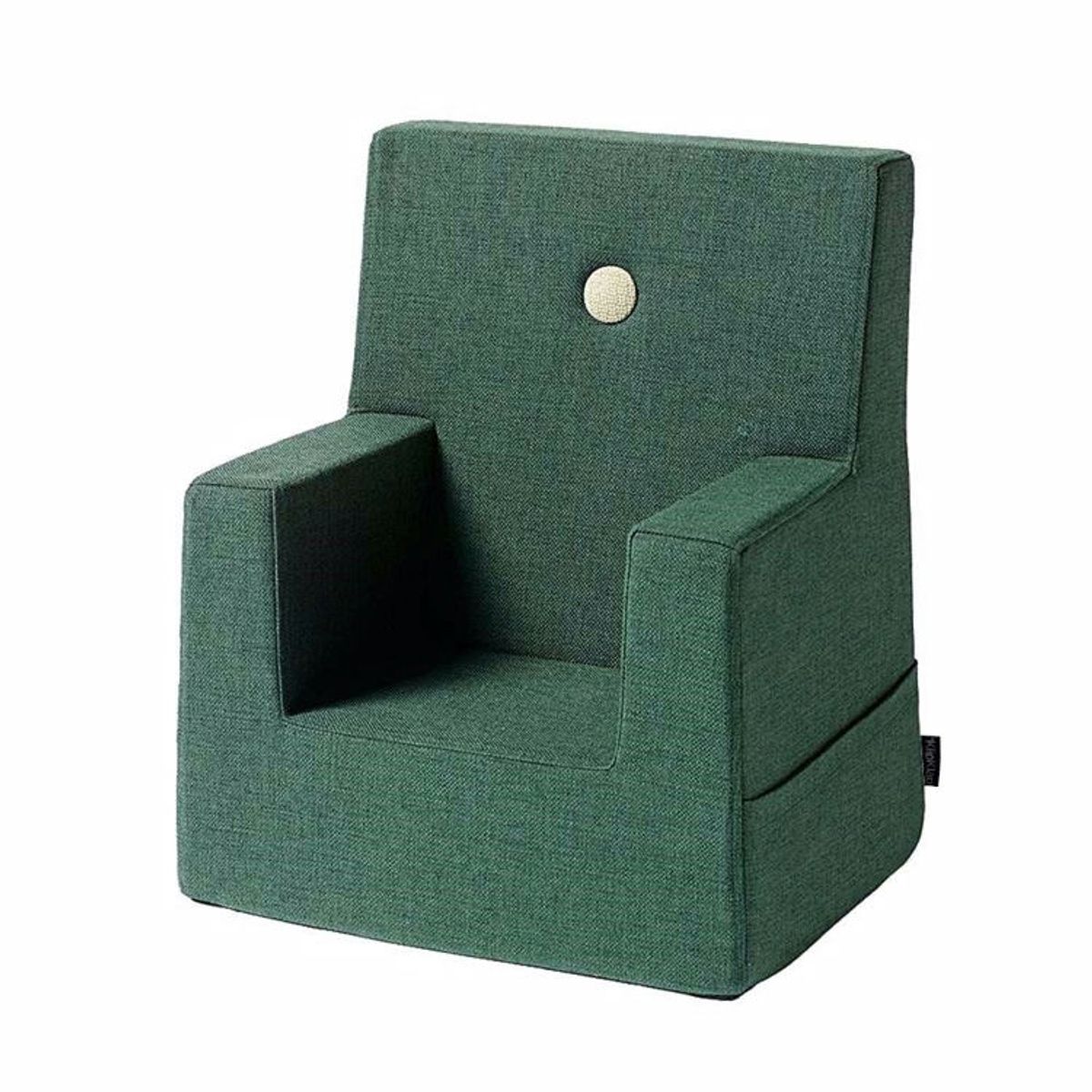 by KlipKlap KK Børnestol KK Kids Chair Deep green w/light green