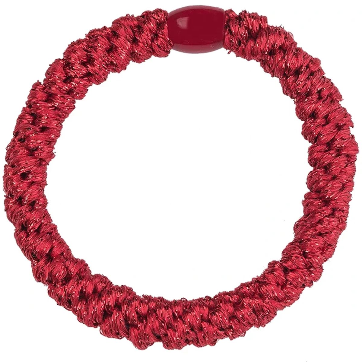 By Stær BRAIDED Hairtie - Glitter Red