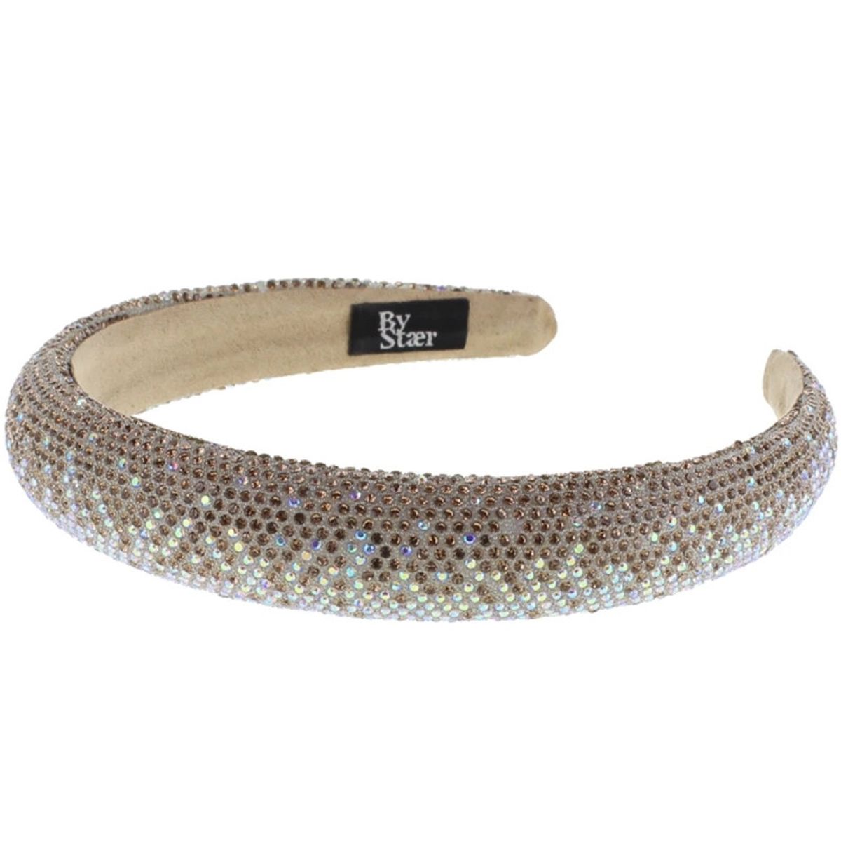 By Stær YLVA Hairband - Glitter Brown/Beige