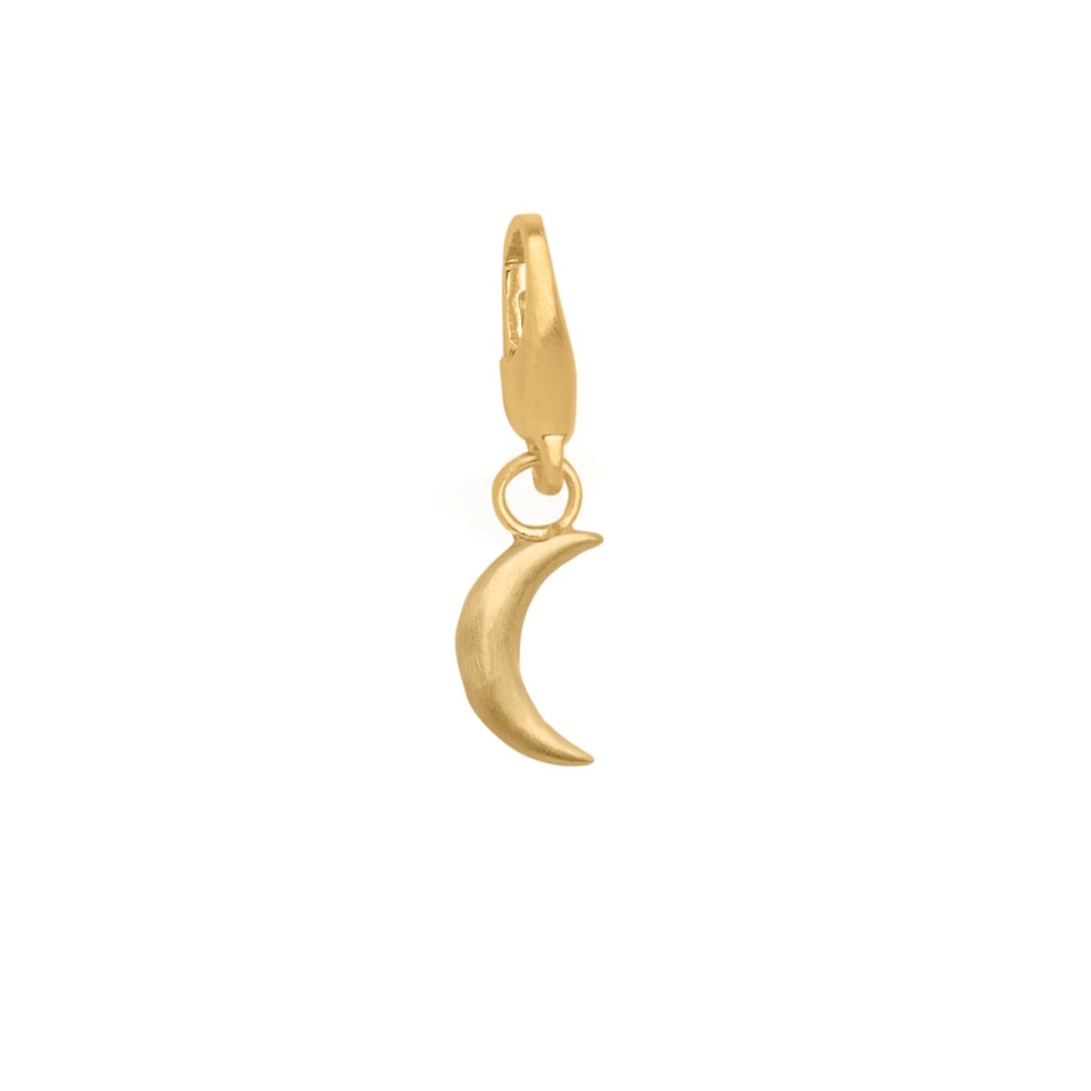 byBiehl Moon Charm i Forgyldt Metalblanding