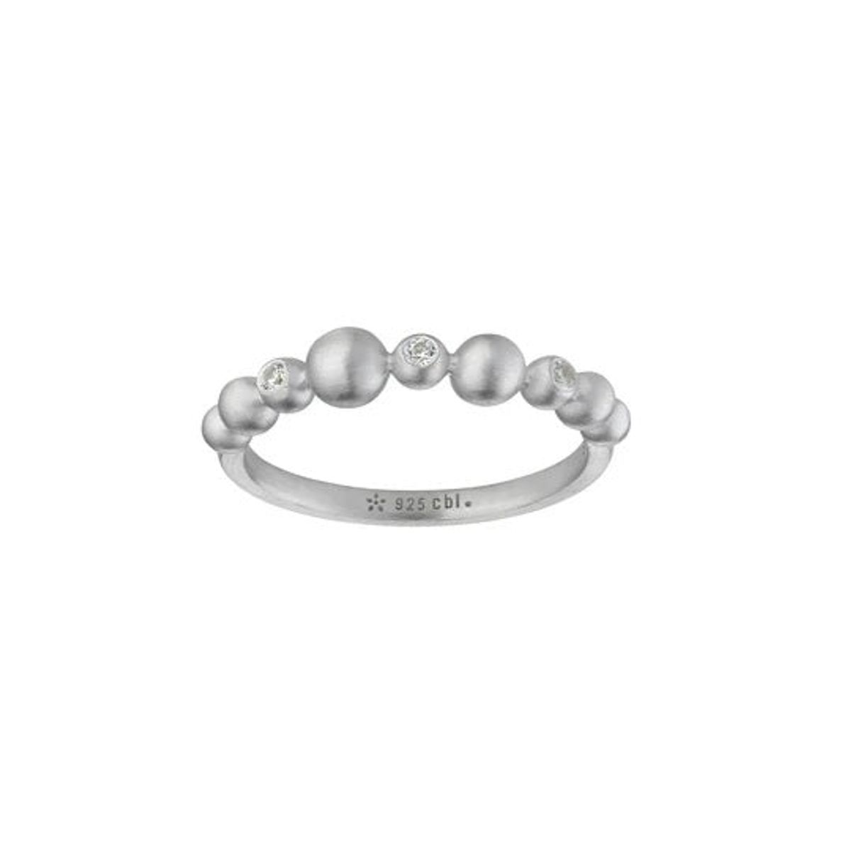 byBiehl - Pebbles band ring i sølv - 5-3802a-r