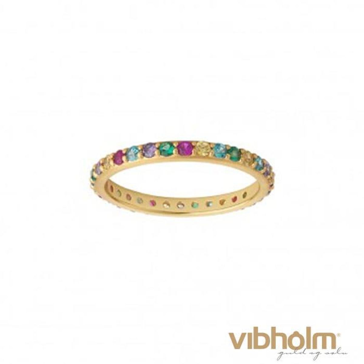 byBiehl - Rainbow Sparkle Band Ring 5-2801m-GP