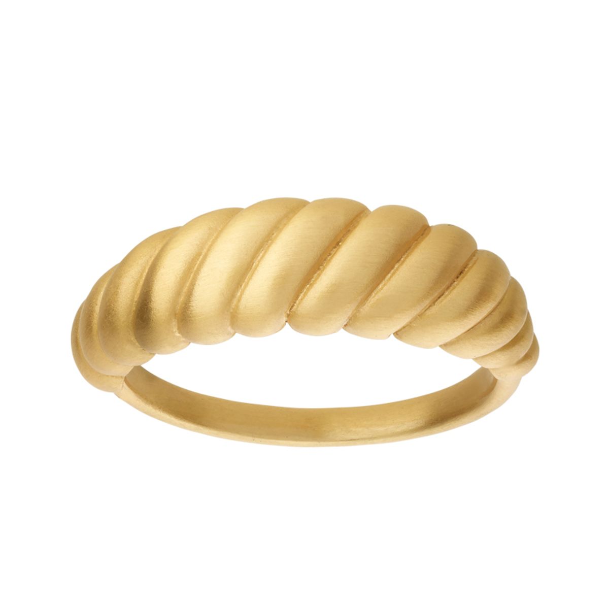 ByBiehl Seashell ring i forgyldt