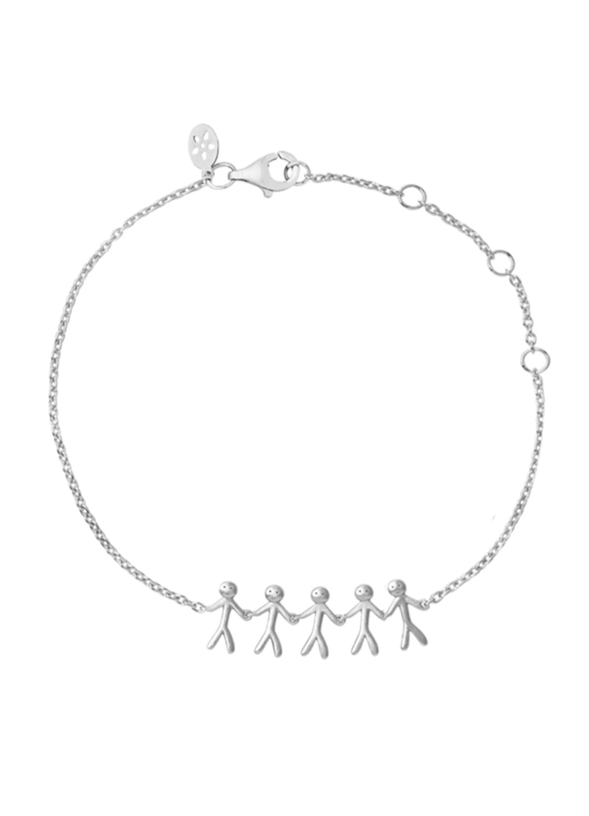 byBiehl - Together family armbånd i sølv med 5 personer - 2-2005-r