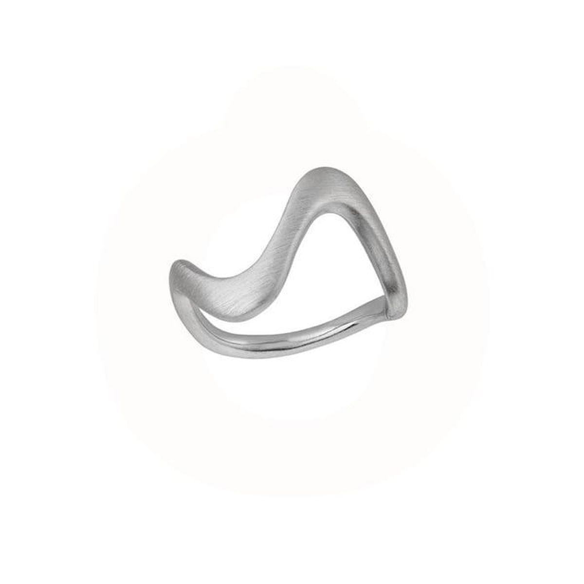 byBiehl Wave Large Sterling Sølv Ring 5-3704-R-H