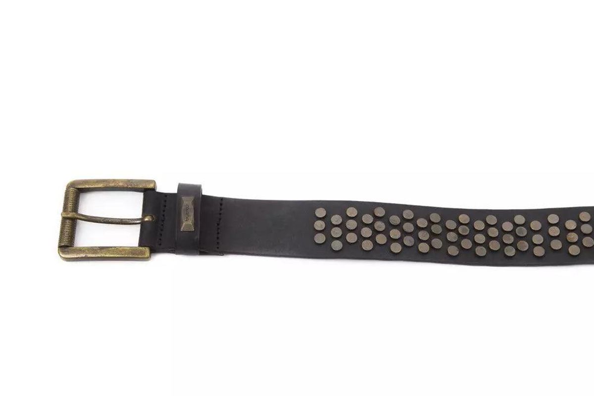 BYBLOS Elegant Black Leather Belt