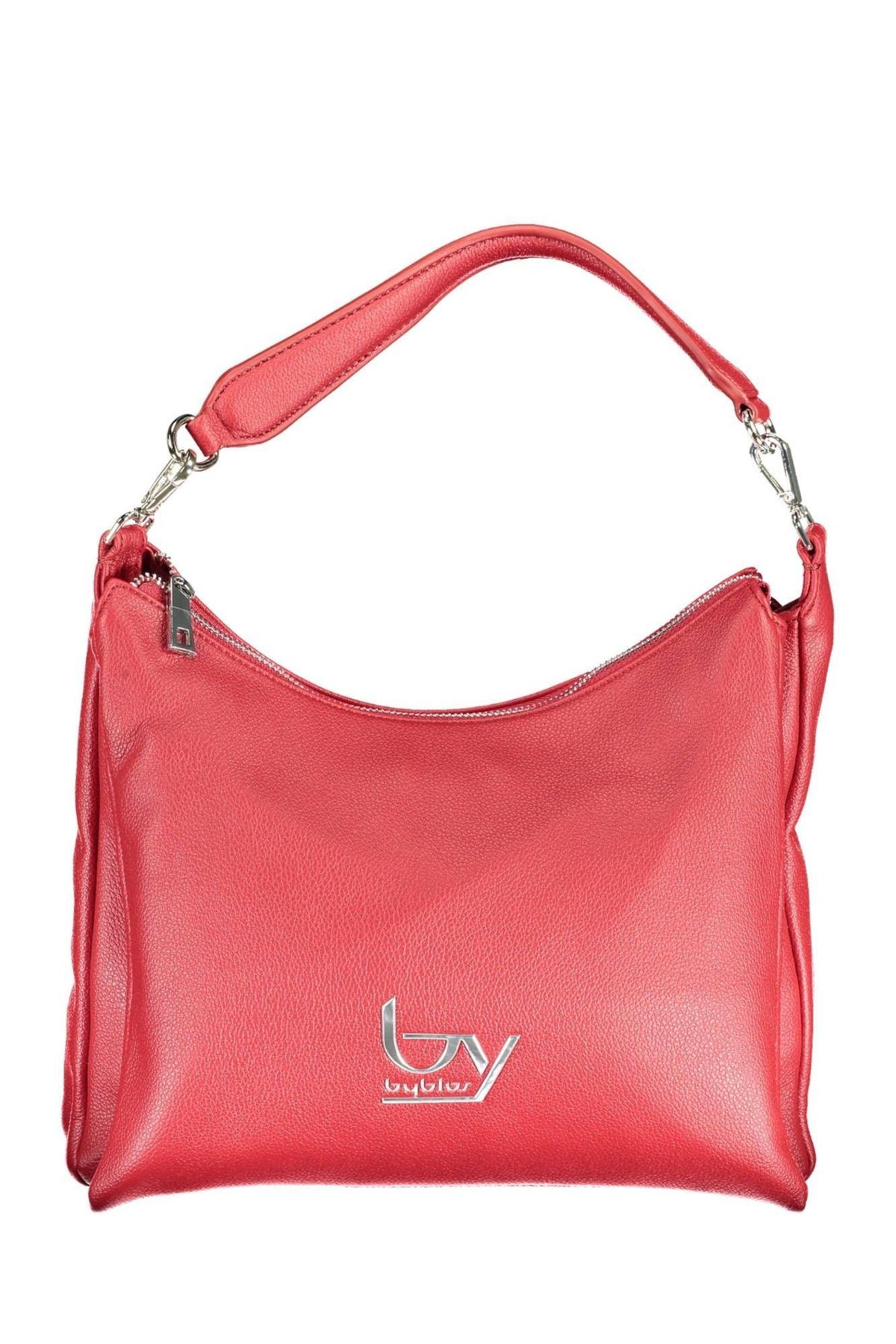 BYBLOS Elegant Red Chain-Handle Convertible Håndtaske