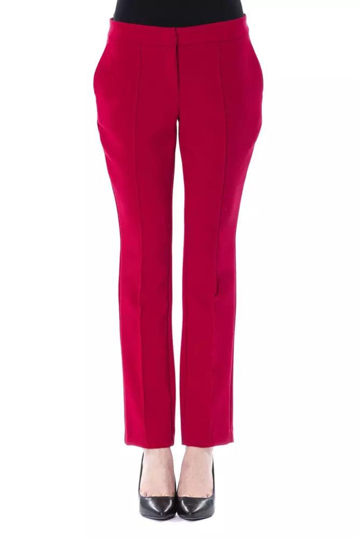 BYBLOS Fuchsia Polyester Dame Pants