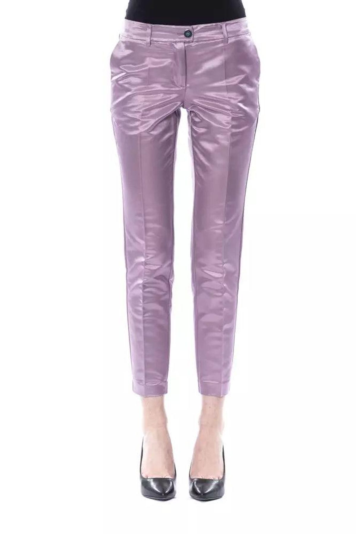 BYBLOS Purple Cotton Dame Pants