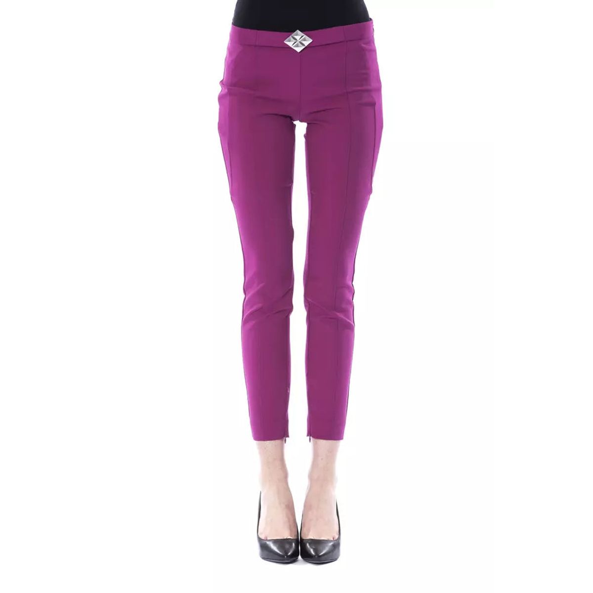 BYBLOS Purple Polyester Dame Pants