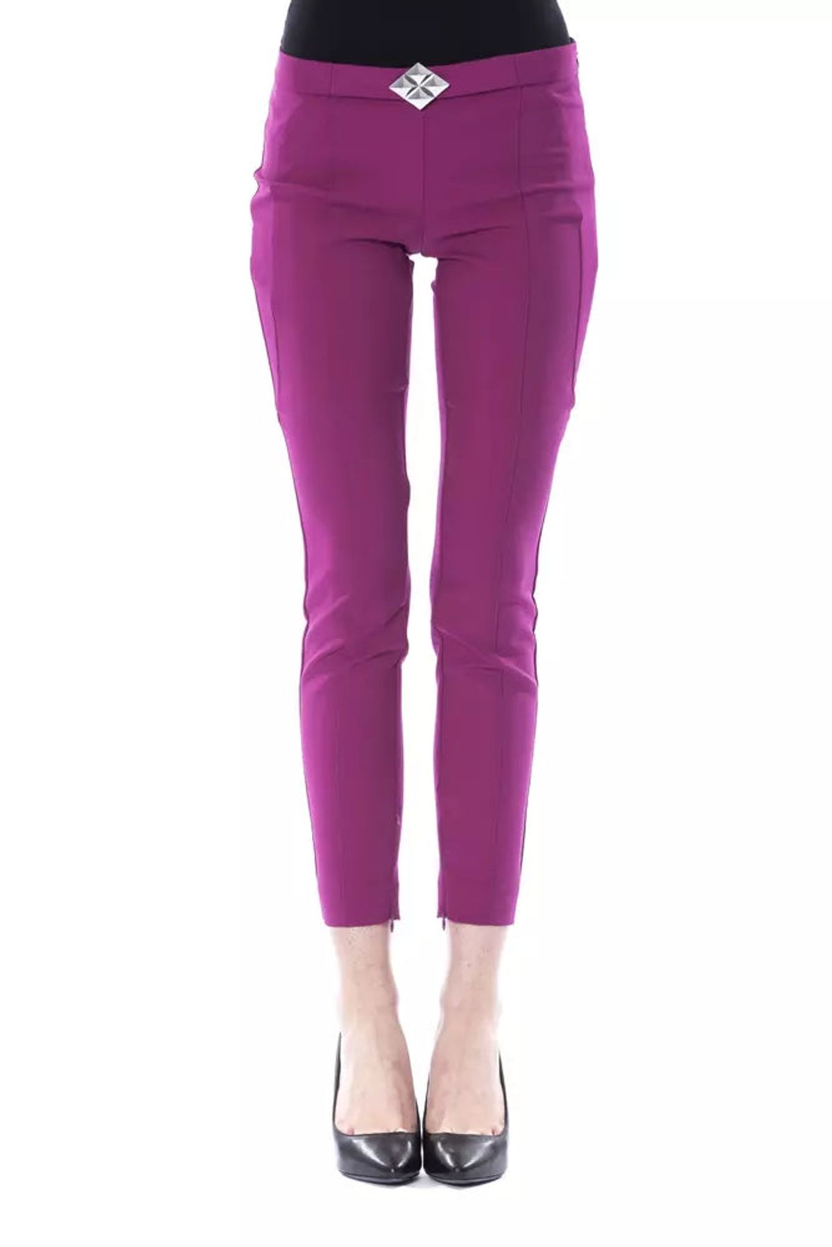 BYBLOS Purple Polyester Dame Pants