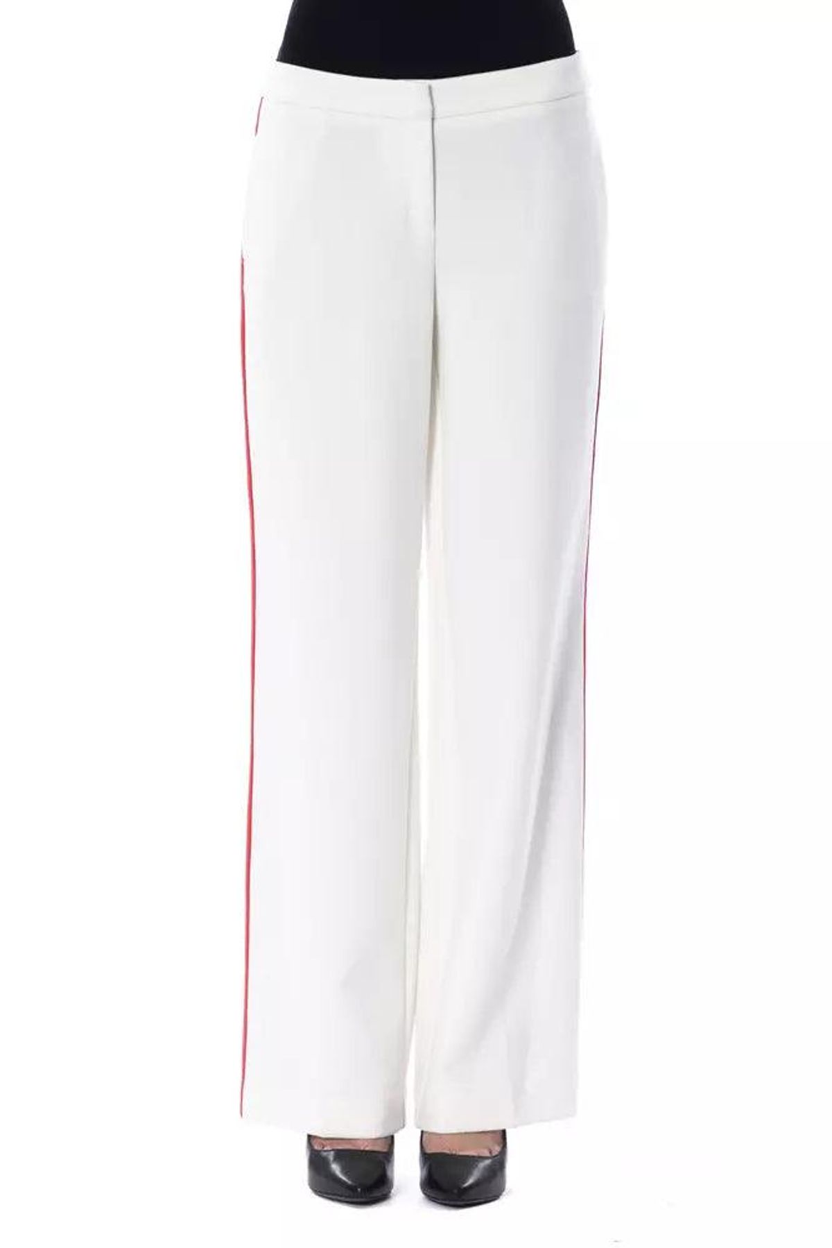 BYBLOS White Polyester Dame Pants