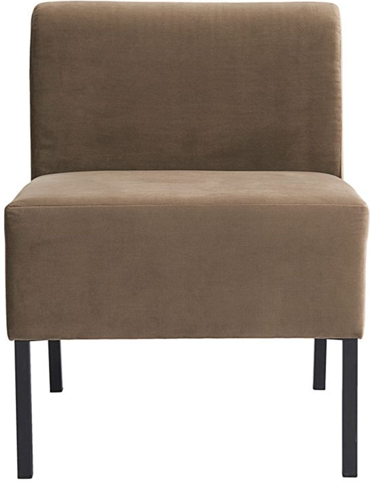 Byg-selv sofa, sandfarve, H80x60x60 cm