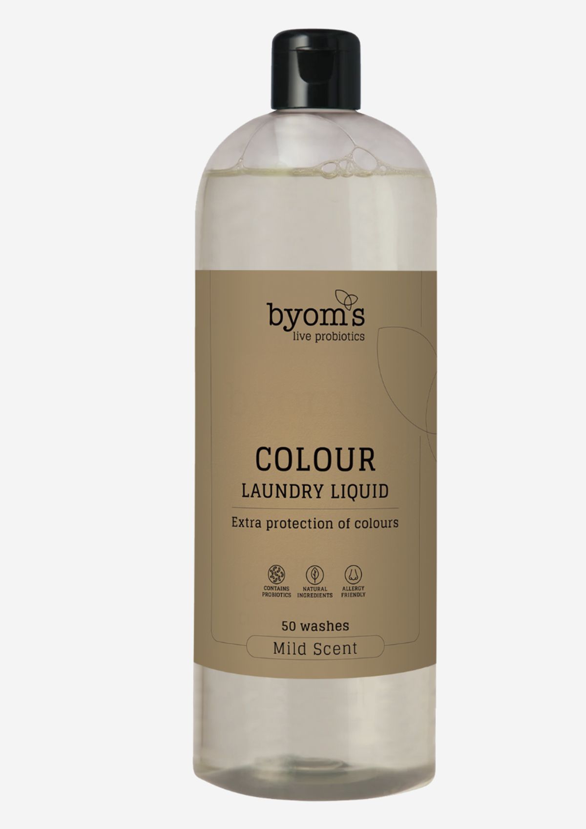 Byoms COLOUR PROBIOTIC LAUNDRY LIQUID Mild Scent - 1000 ml.