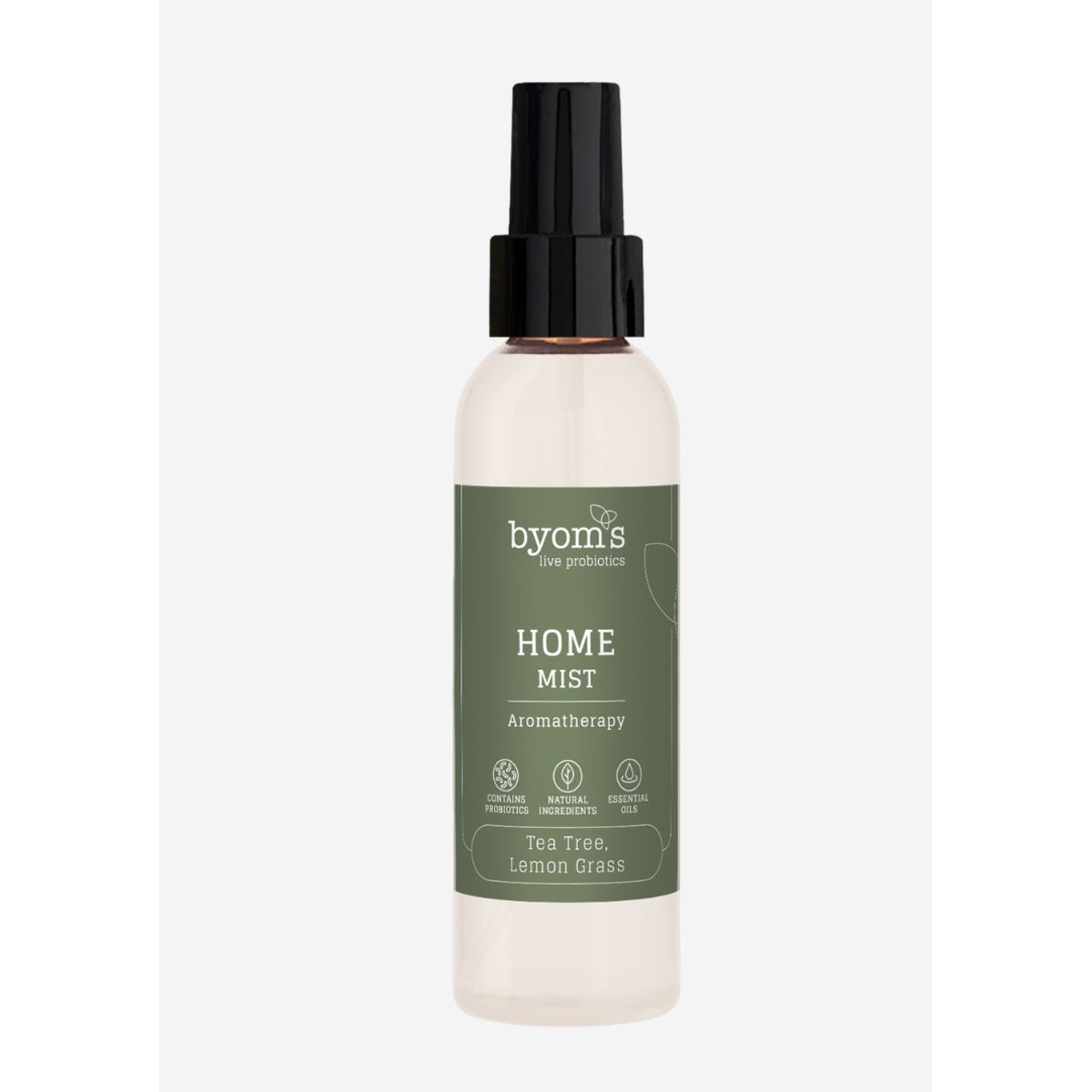 Byoms HOME MIST PROBIOTIC AROMA THERAPY Tea Tree & Lemon Grass - 100 ml.