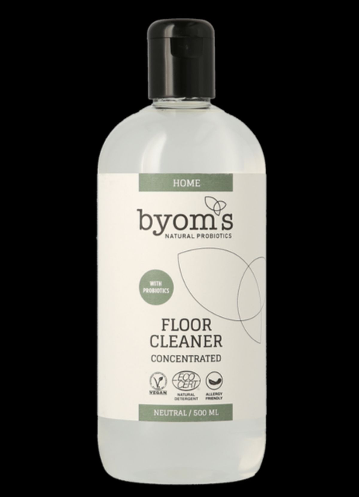 Byoms Home Probiotic Floor Cleaner (Ecocert - no perfume), 500ml.