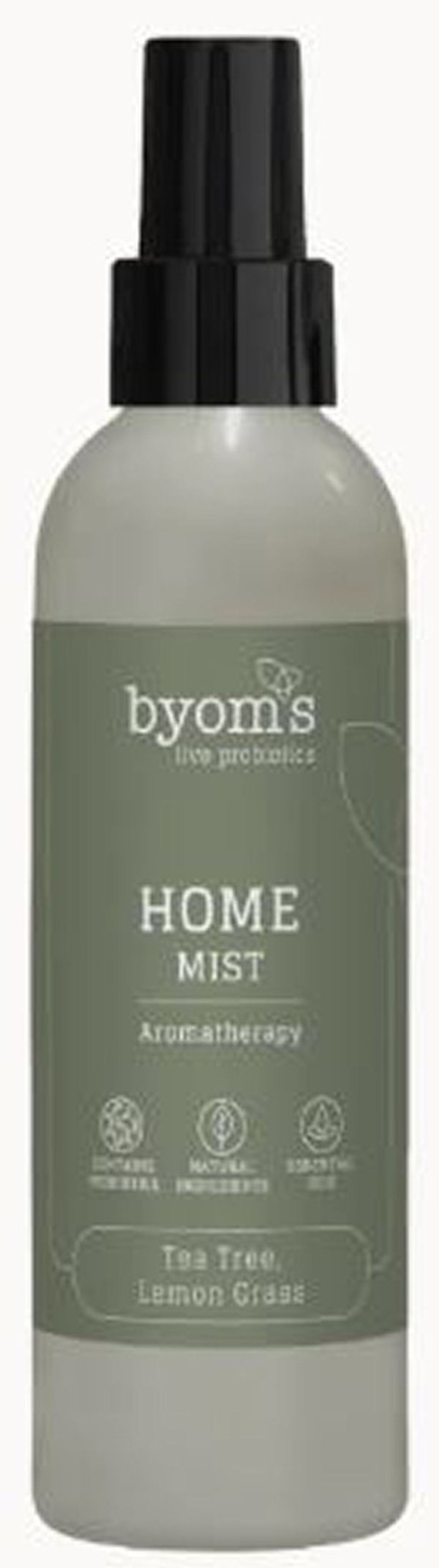 Byoms live probiotics home mist aromatherapy tea tree lemon grass 200ml