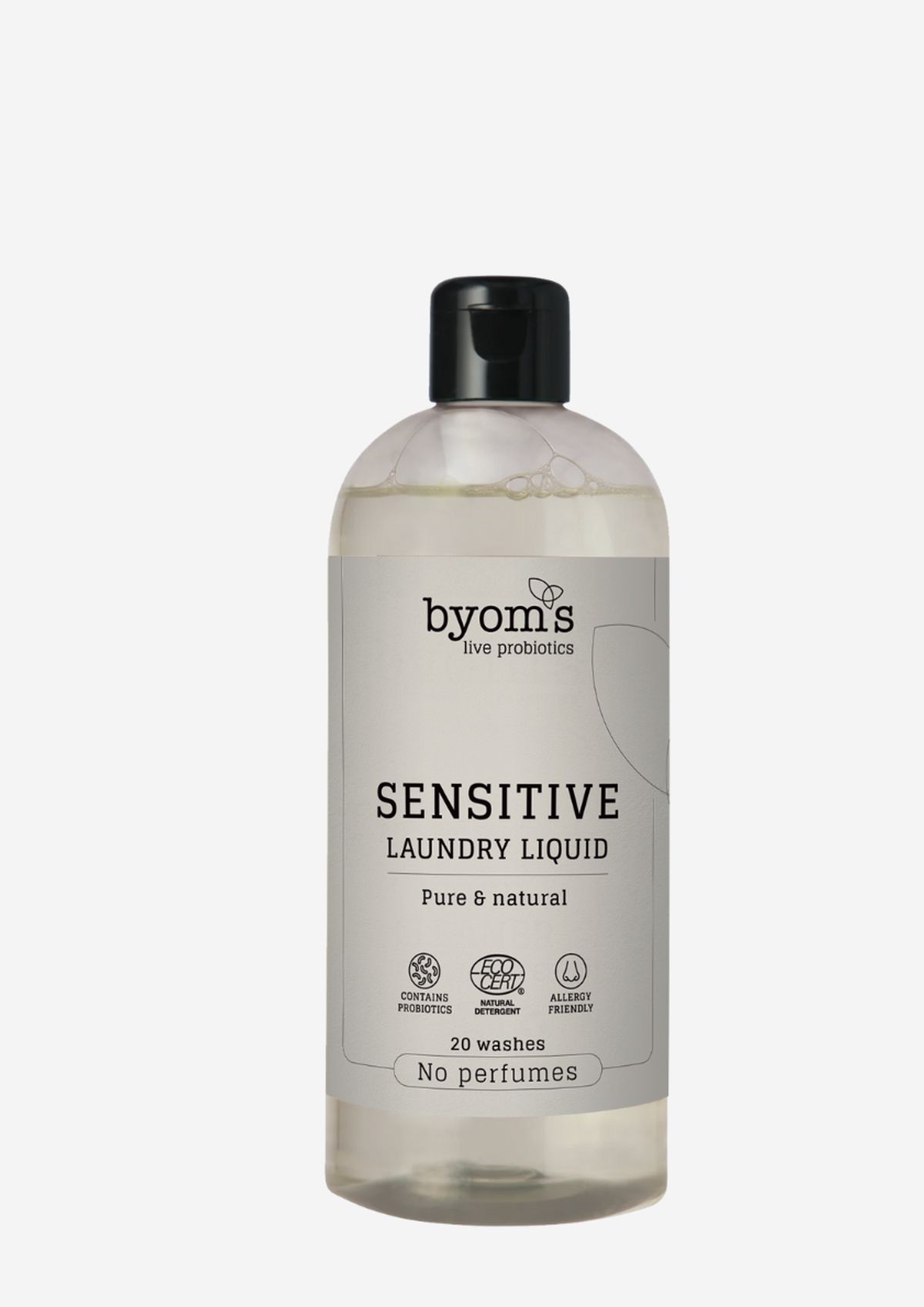 Byoms SENSITIVE PROBIOTIC LAUNDRY LIQUID ECOCERT No perfumes - 400 ml