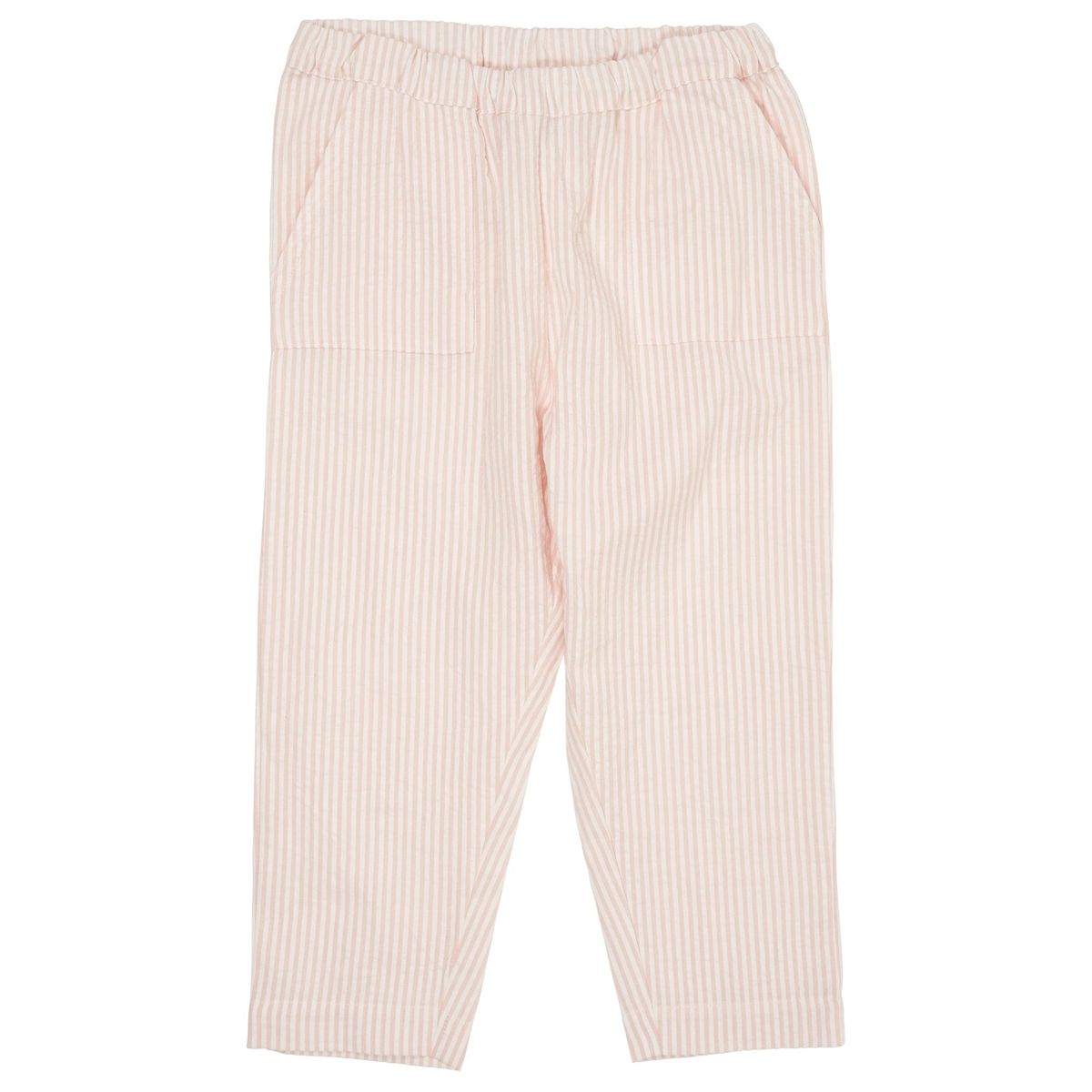 BÆK OG BØLGE BUKS - DUSTY ROSE W CREAM STRIPE - DUSTY ROSE W CREAM STRIPE / 116