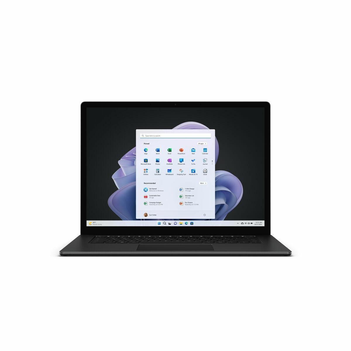 Bærbar Microsoft Surface Bærbar 5 Spansk qwerty 15" Intel Core I7-1255U 8 GB RAM 256 GB 512 GB SSD