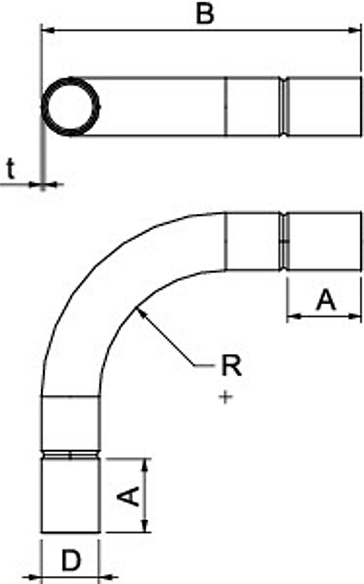 Bøjning Galvaniseret 16Mm Sbn16Ft