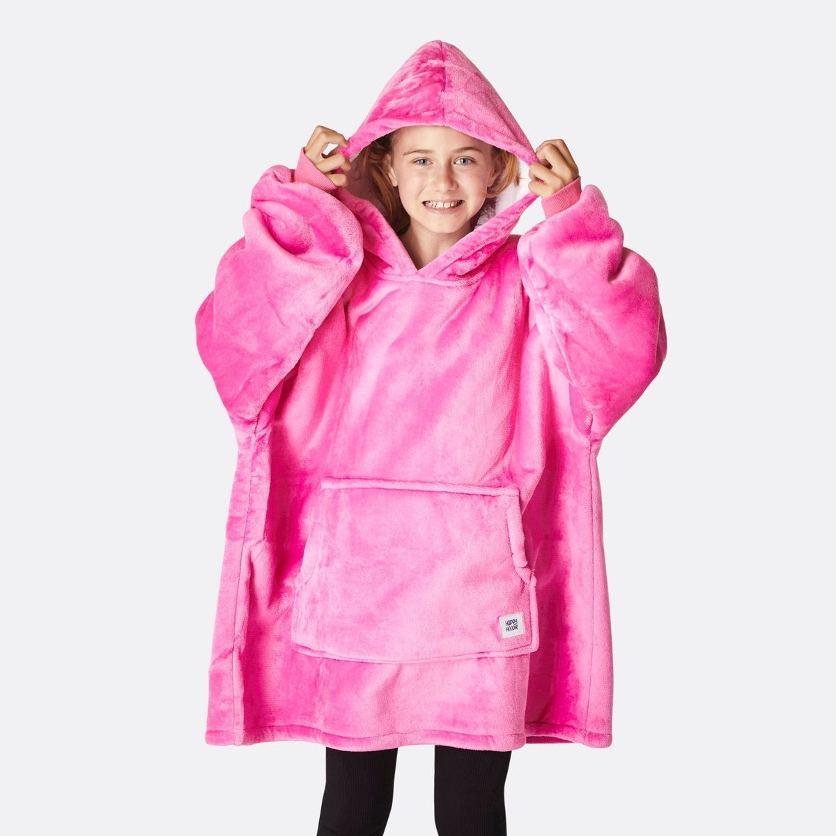 Børn | Hot Pink HappyHoodie Børn