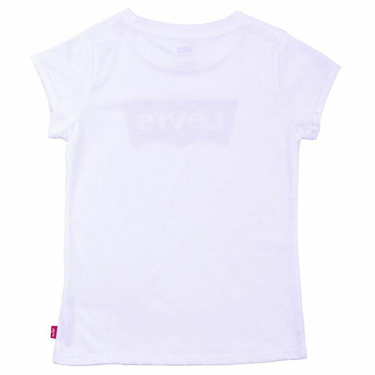 Børne Kortærmet T-shirt Levi's Batwing B Hvid 6 år