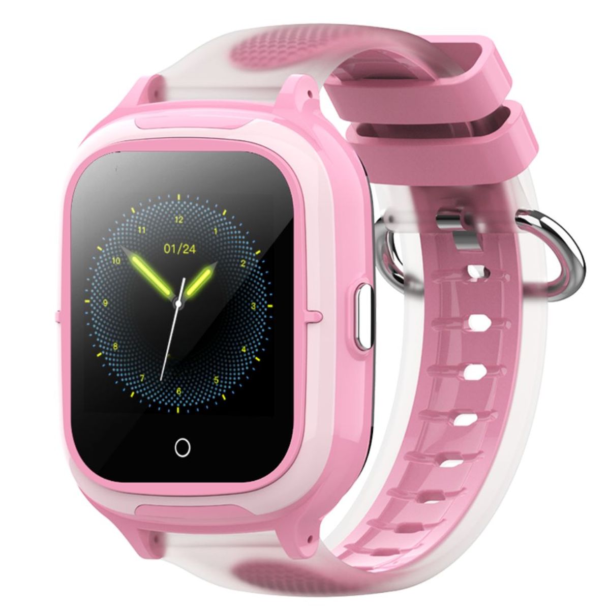 Børne Smart Watch- Pink - 4G, GPS tracker, Kamera, SOS funktion & meget mere! - iHero