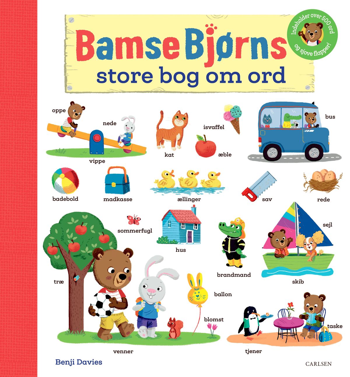 Børnebog, Bamse Bjørns Store Bog Om Ord - Børnebog - Legekammeraten.dk