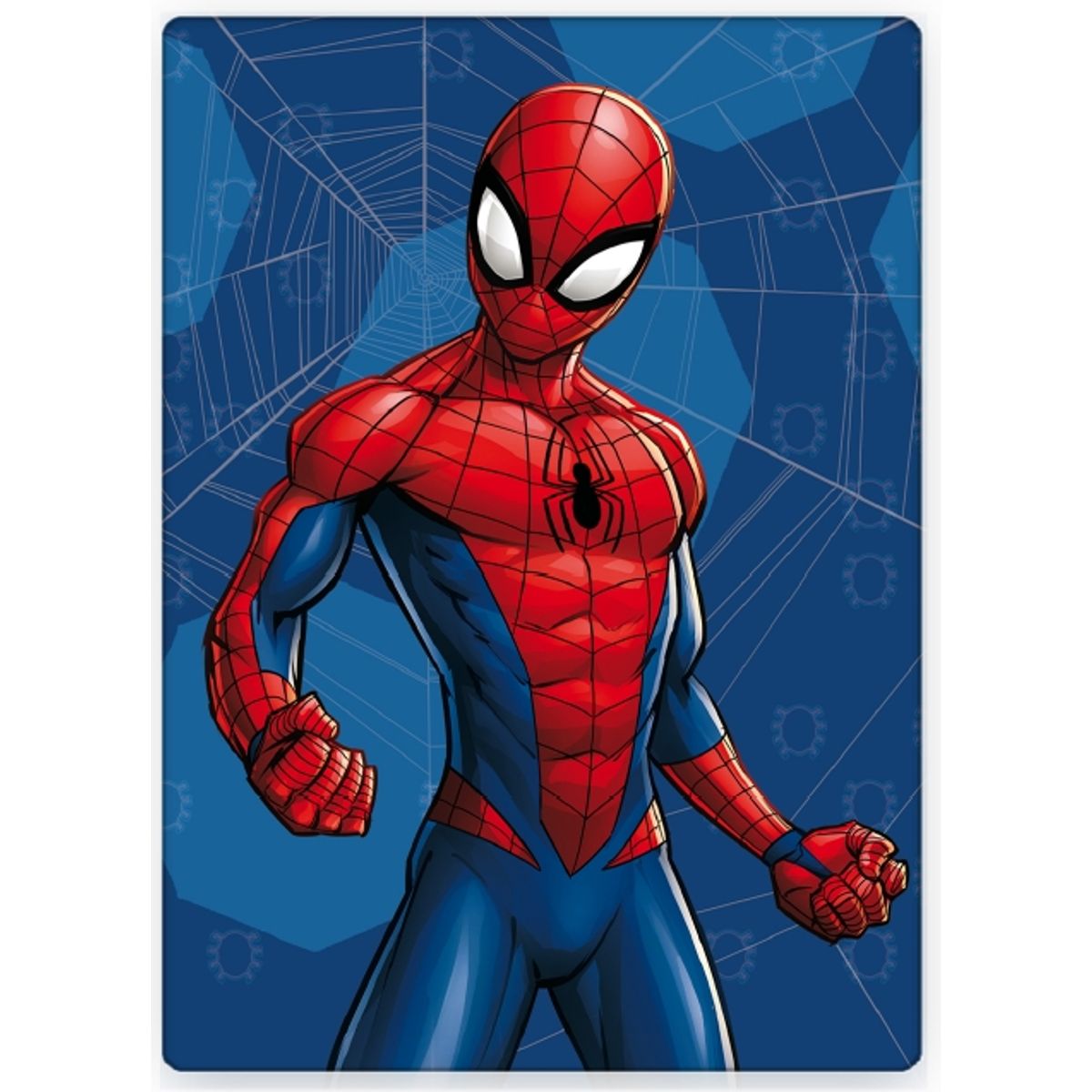 Børnetæppe - Spiderman - 100x140 cm - Blødt og lækkert fleece tæppe - Borg Living