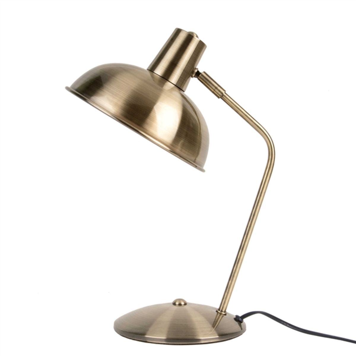 Børstet guld bordlampe - HOOD