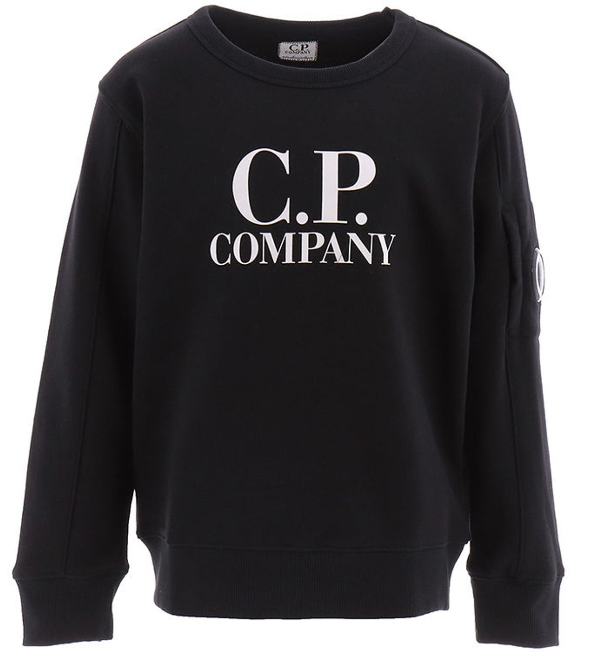 C.P. Company Sweatshirt - Sort m. Hvid