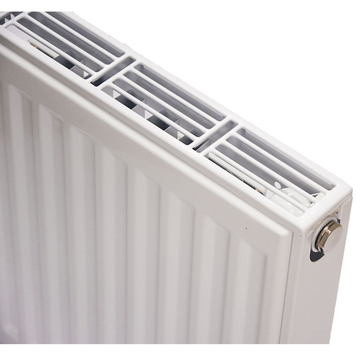 C4 radiator 11 - 400 x 400 mm. RAL 9016. Hvid