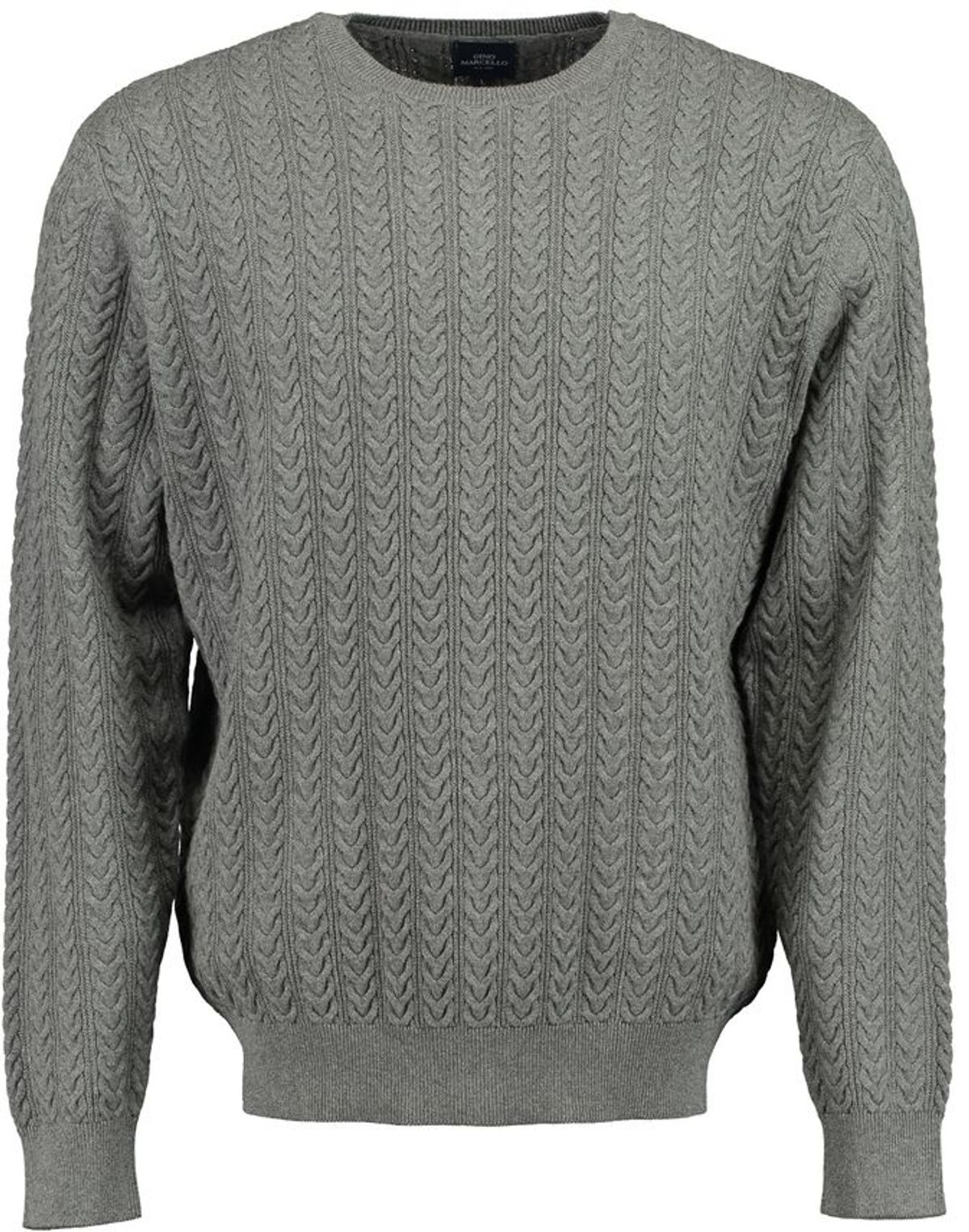 Cabel knit halfzip