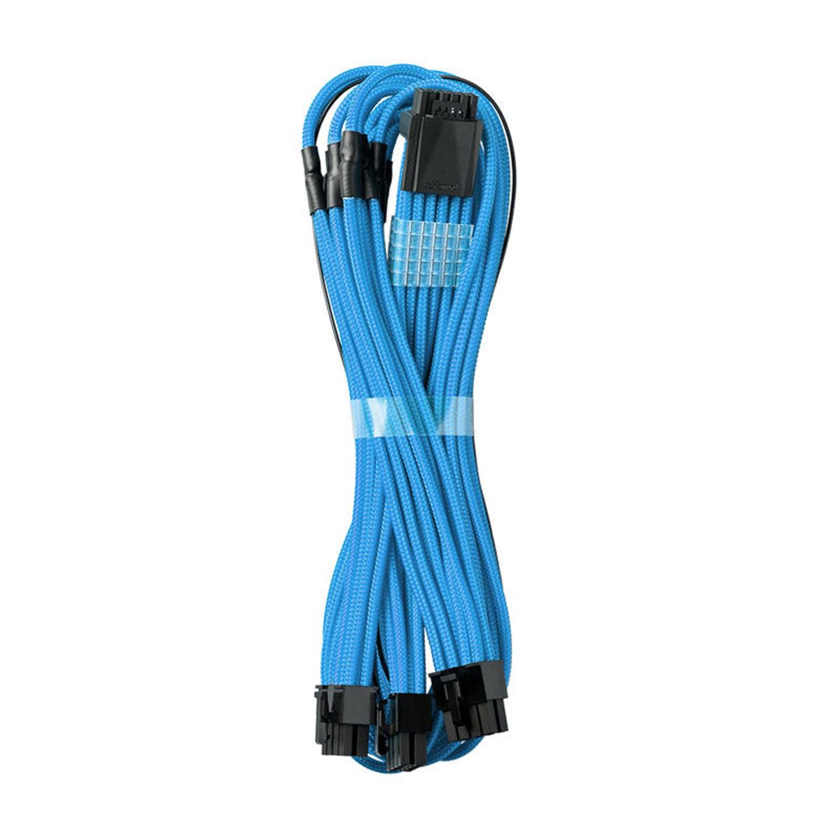 CableMod C-Series Pro ModMesh 12VHPWR to 3x PCI-e Kabel for Corsair - 60cm, light blue