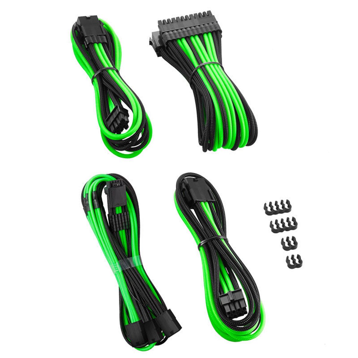 CableMod Pro ModMesh 12VHPWR Cable Extension Kit - black/light green